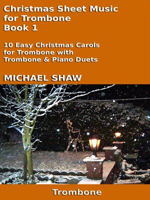 cover image of Christmas Sheet Music for Trombone Book 1